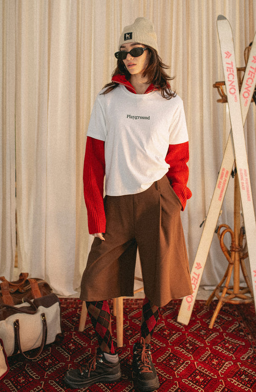 Camiseta Washed Naughty Puppies White