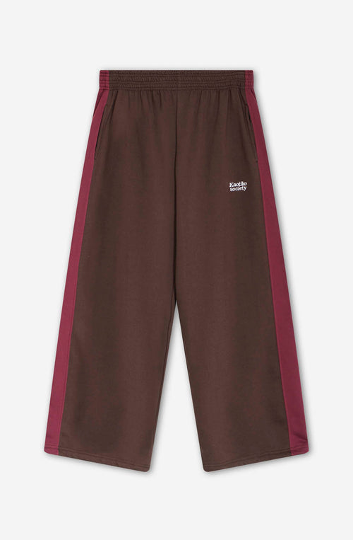 Hudson Brown/Dark Burgundy Pants