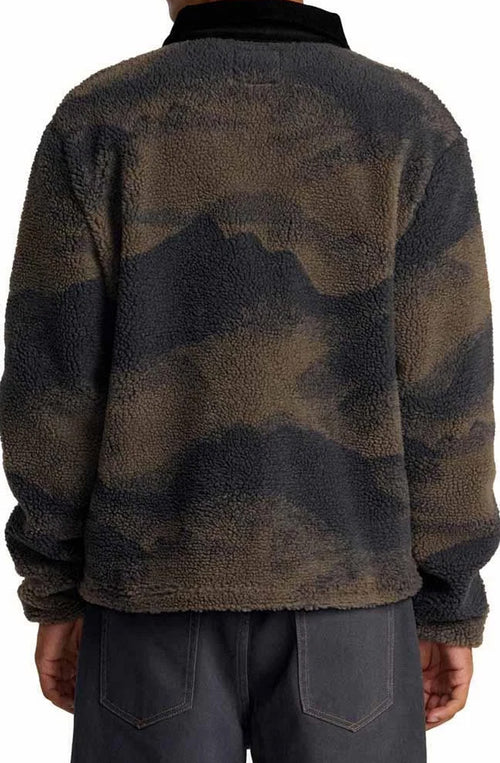 Chaqueta RVCA Walker Sherpa Hunter Green Paisley