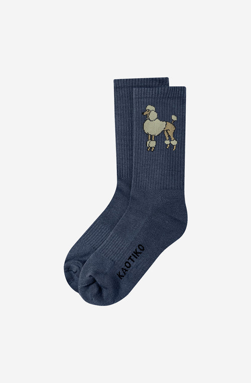 Calcetines Poodle Navy