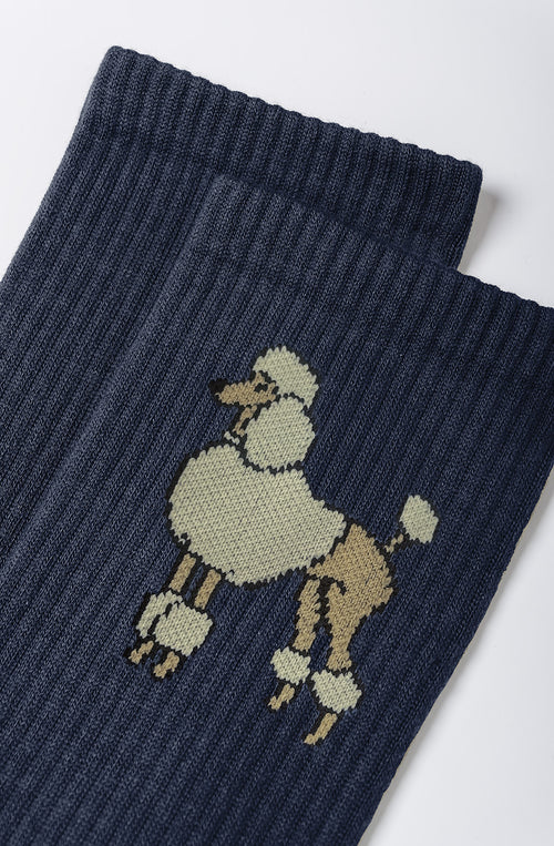 Calcetines Poodle Navy