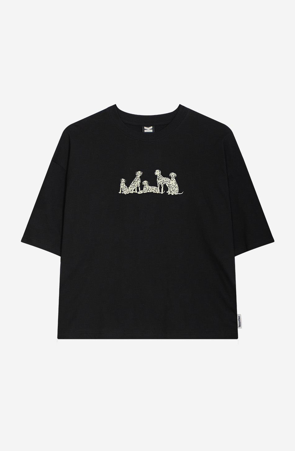 Camiseta Cropped Dalmatas Black