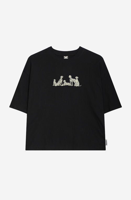 Camiseta Cropped Dalmatas Black