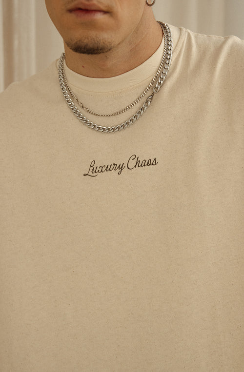 Camiseta Luxury Chaos Organic Cotton Ivory
