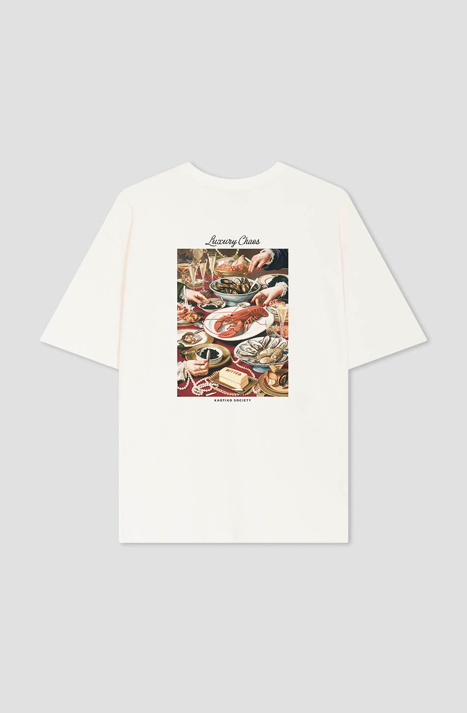 Camiseta Luxury Chaos Ivory