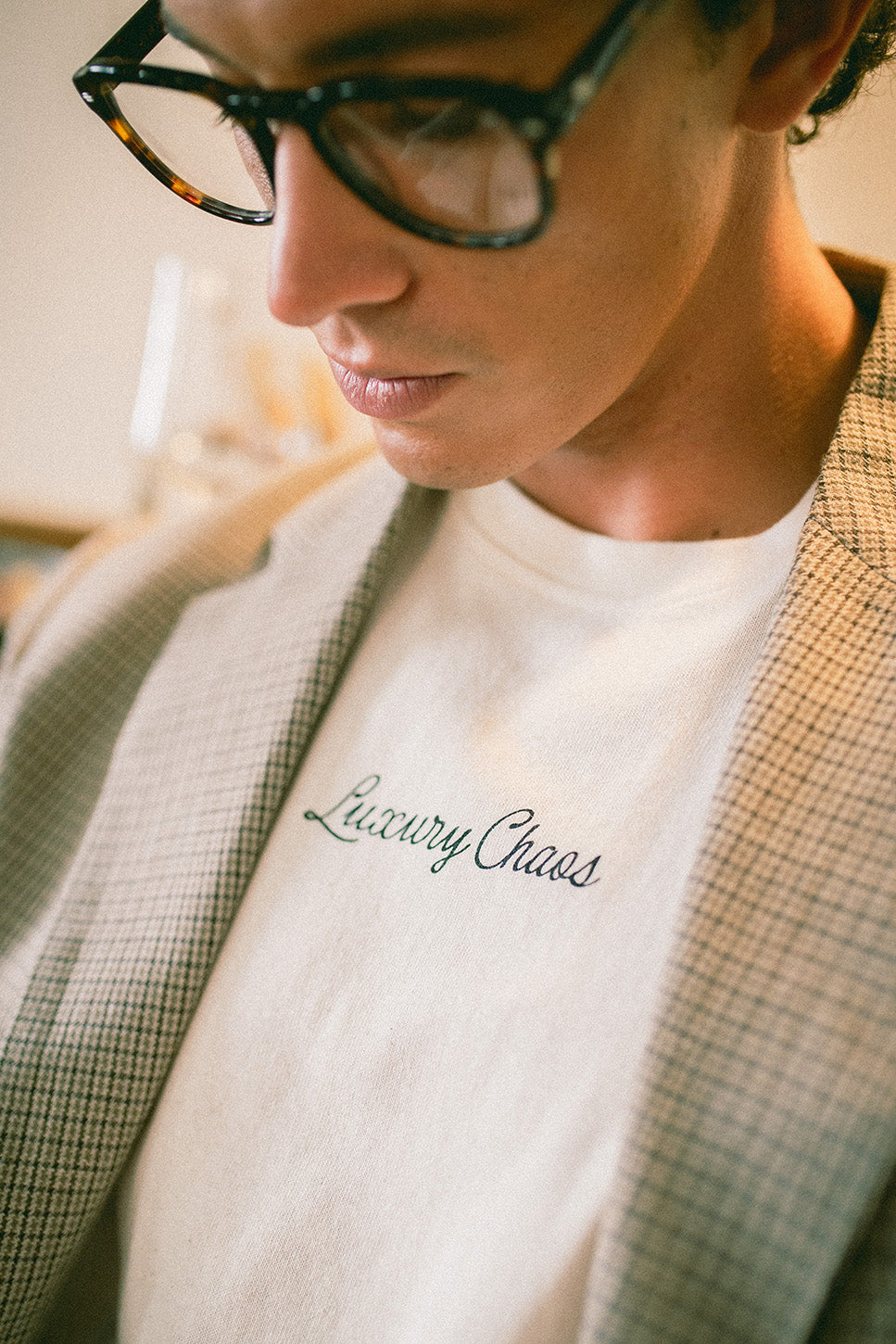 Camiseta Luxury Chaos Ivory