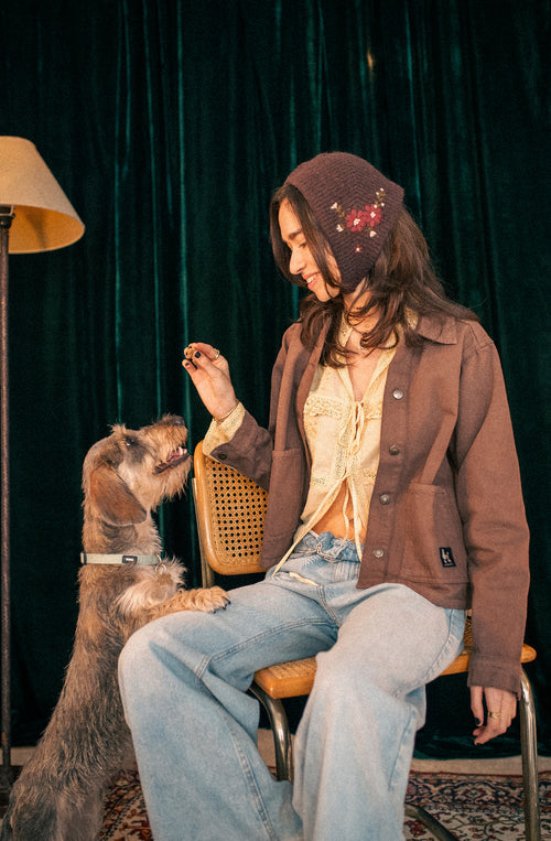 Chaqueta Nature Poodle Brown