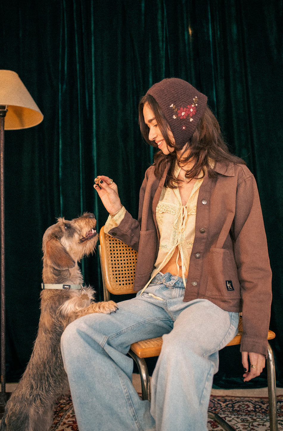 Chaqueta Nature Poodle Brown