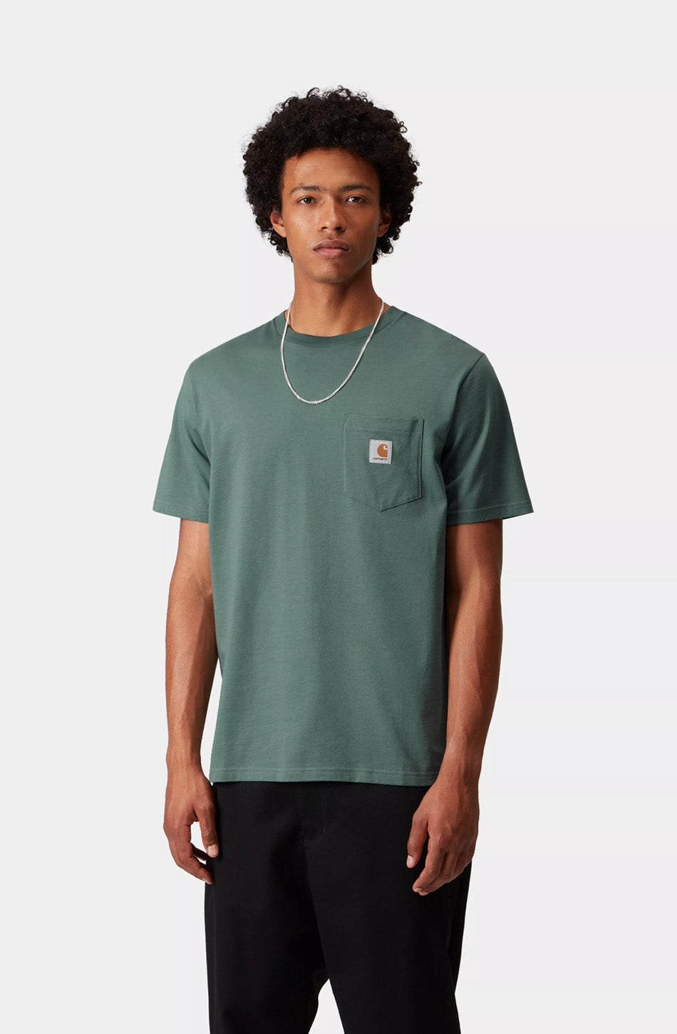Camiseta Carhartt WIP Pocket Silver Pine