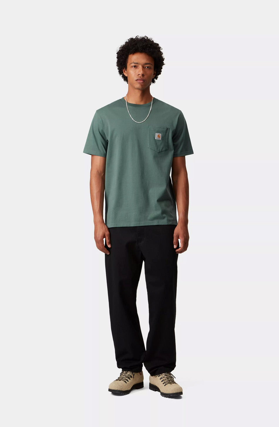 Camiseta Carhartt WIP Pocket Silver Pine