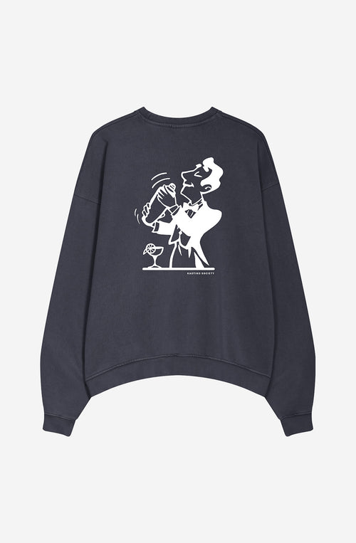 Sudadera Washed Cocktail Man Navy