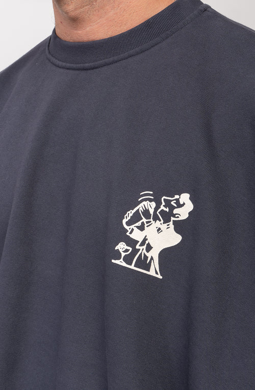 Sudadera Washed Cocktail Man Navy