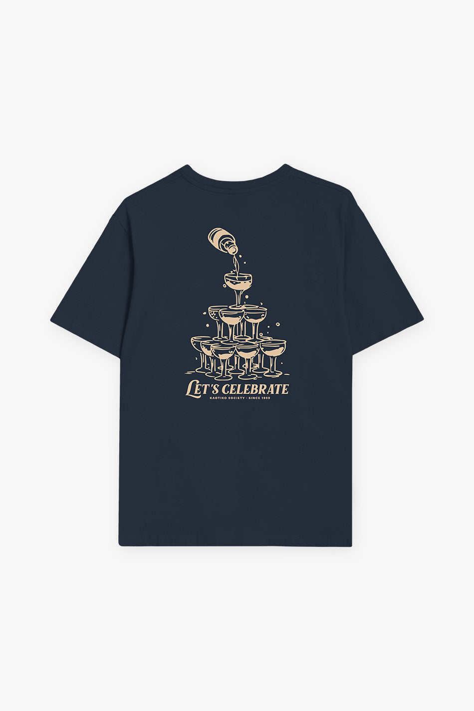 Camiseta Let's Celebrate Navy