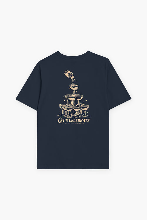 Camiseta Let's Celebrate Navy