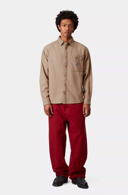 Camisa Carhartt WIP Edgar Peanut/Wax