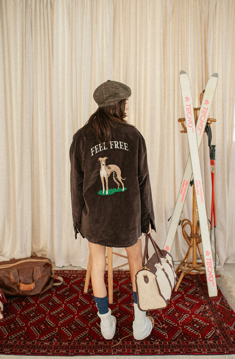 Chaqueta Feel Free Brown