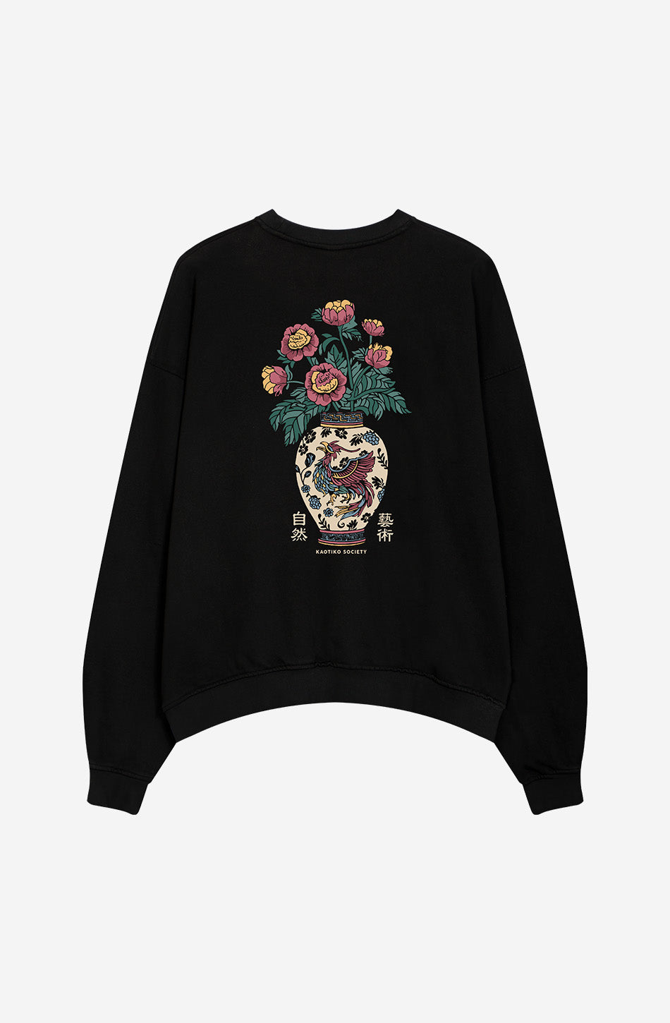 Sudadera Washed Blood Of China Black
