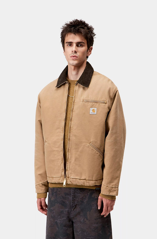 Chaqueta Carhratt WIP OG Detroit Hamilton Brown Tobacco