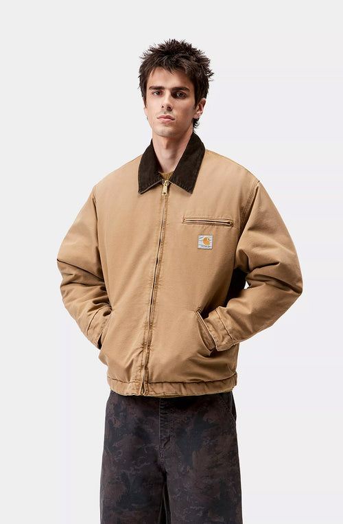 Chaqueta Carhratt WIP OG Detroit Hamilton Brown Tobacco