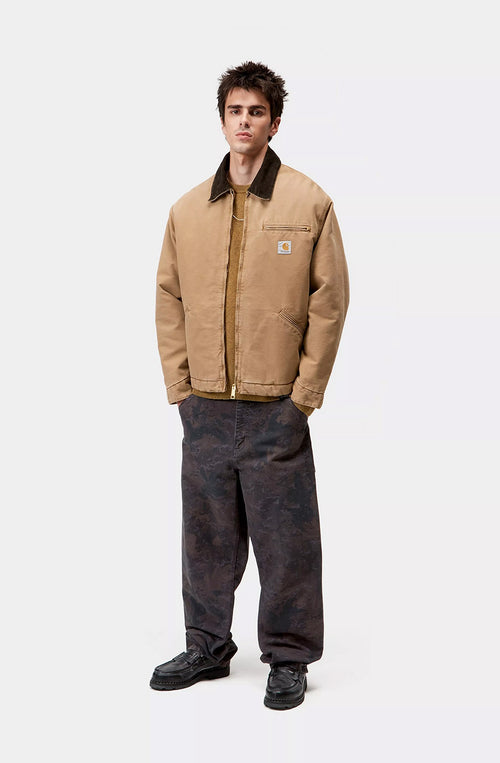 Chaqueta Carhratt WIP OG Detroit Hamilton Brown Tobacco