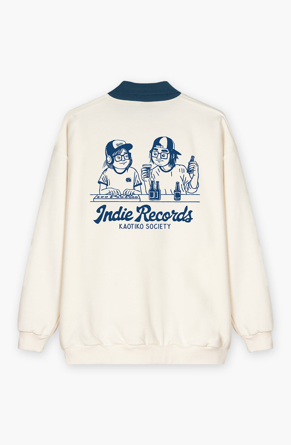 Sudadera Nutton Indie Couple Ivory/Navy