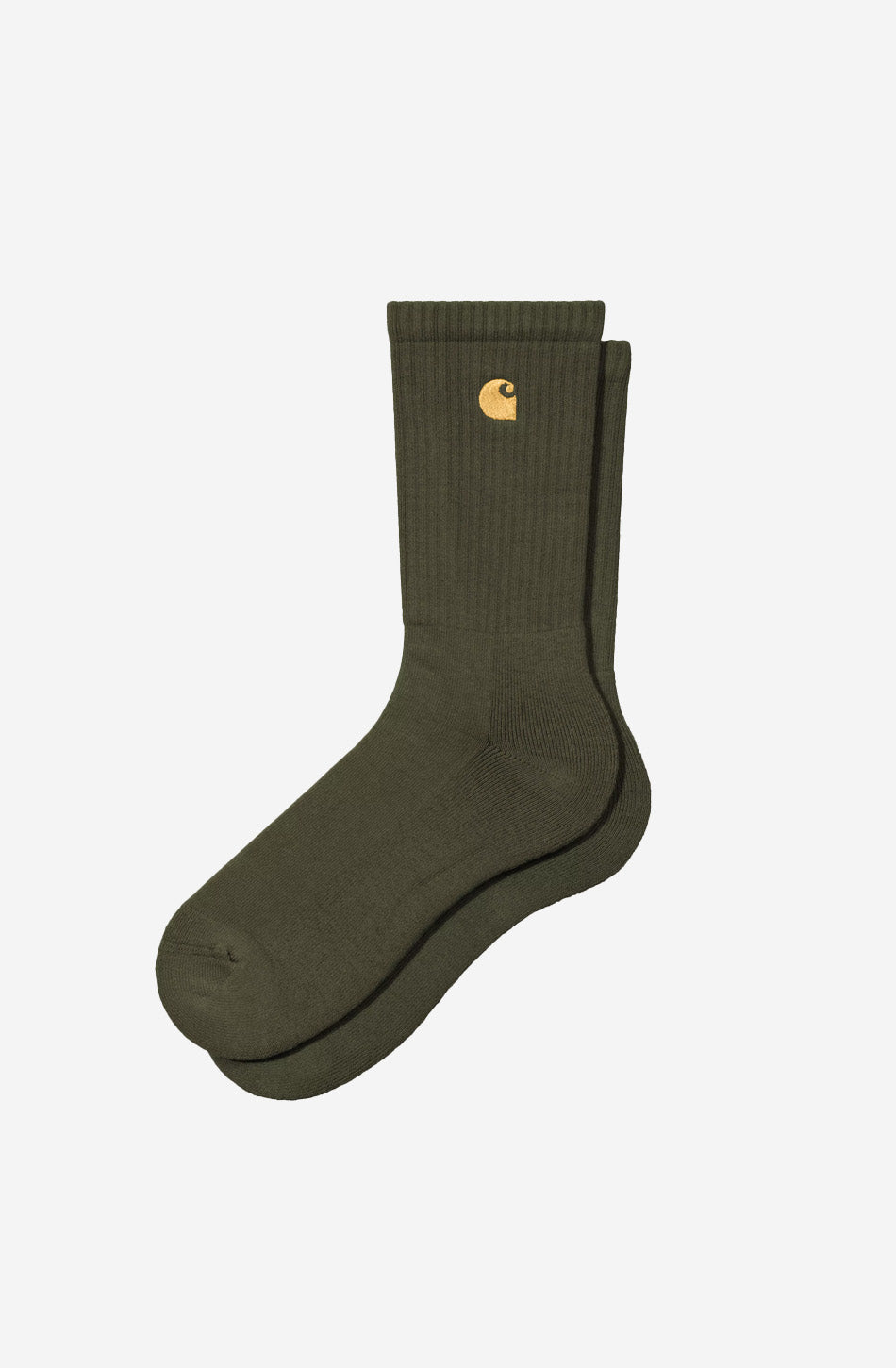 Calcetines Carhartt WIP Chase Olive/Gold