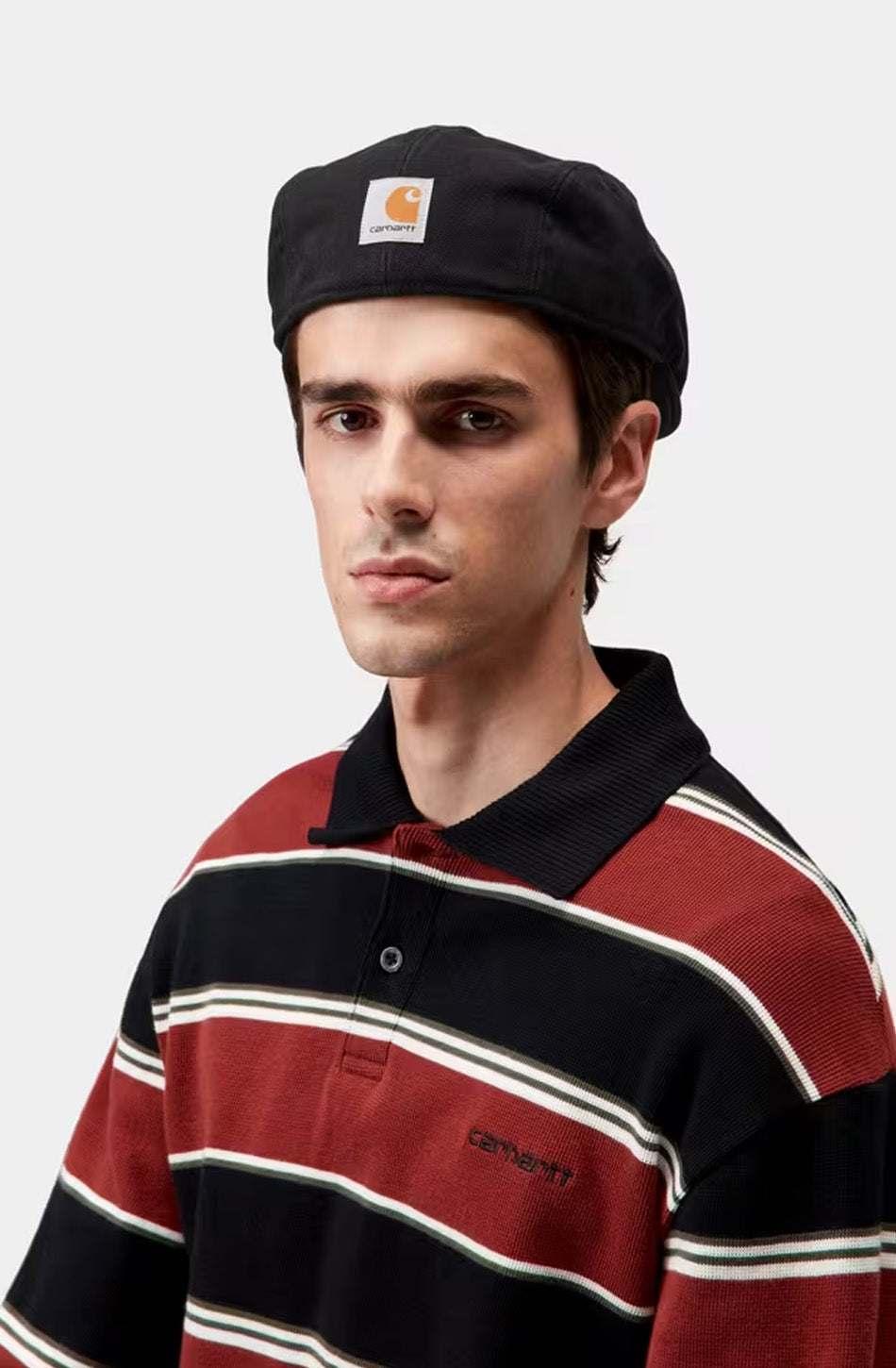 Carhartt WIP Webster Black Stone Washed Beret