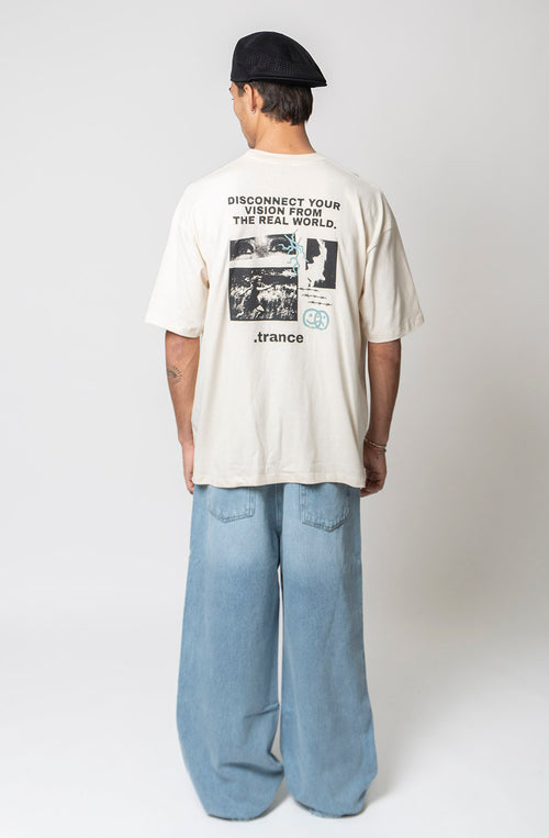 Camiseta Disconnected Your Vision Organic Cotton Ivory