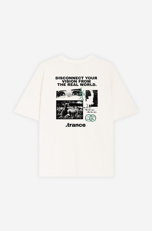 Disconnected Your Vision Organic Cotton Ivory T-shirt