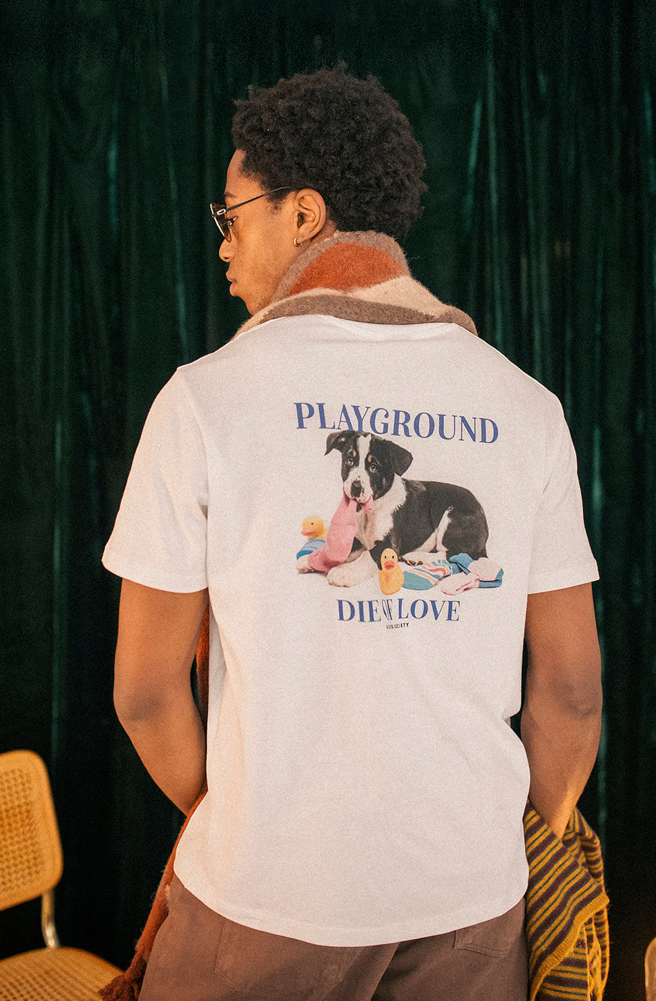 Camiseta Die Of Love Organic Cotton White