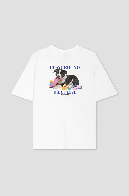 Camiseta Die Of Love Organic Cotton White