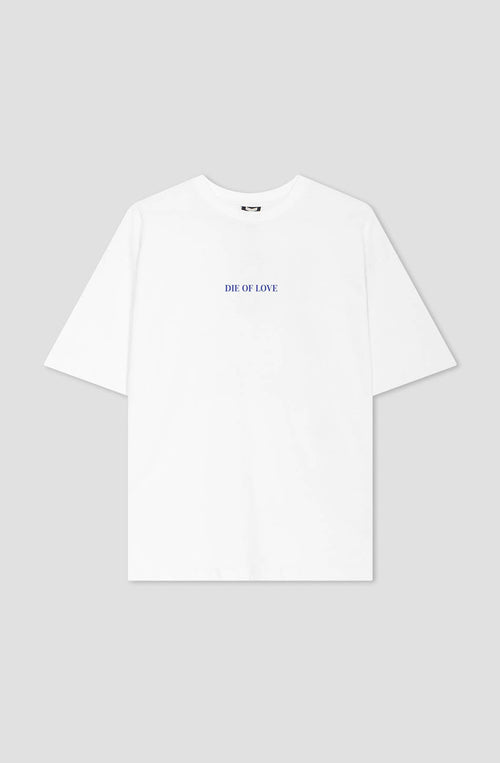 Camiseta Die Of Love Organic Cotton White