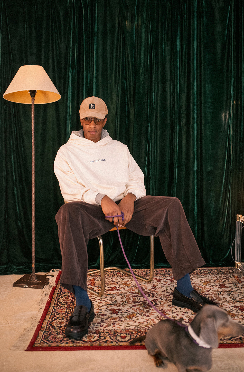 Washed Die Of Love Ivory Sweatshirt