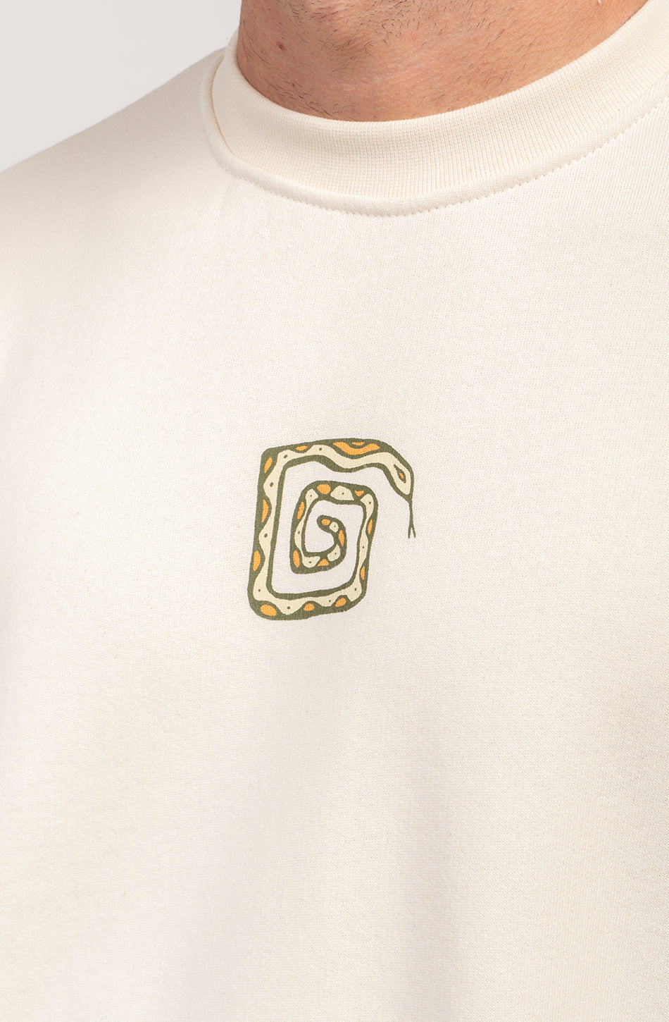Frontier Organic Cotton Ivory Sweatshirt