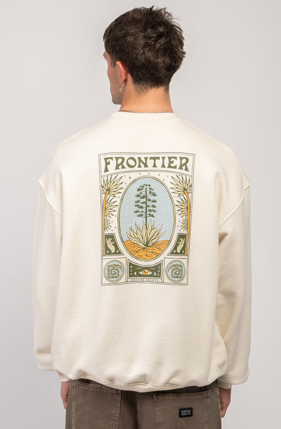 Frontier Organic Cotton Ivory Sweatshirt