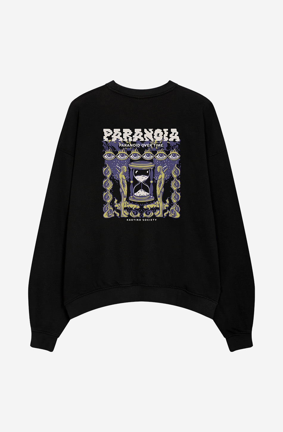 Sudadera Washed Paranoia Black