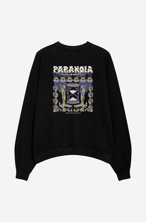 Washed Paranoia Black Sweatshirt