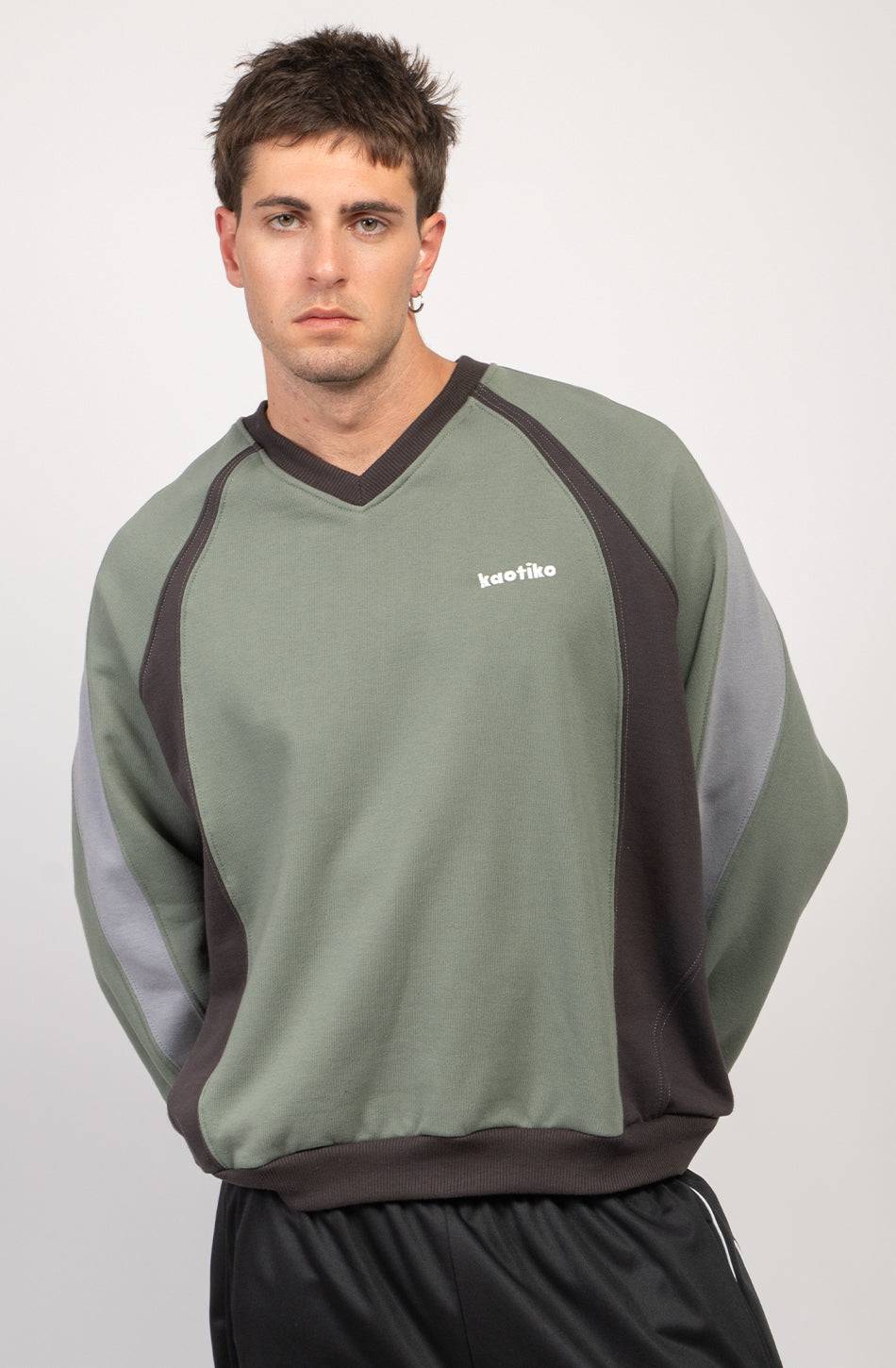Sudadera Giulio Old Green