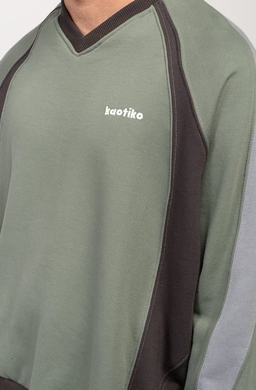 Sudadera Giulio Old Green