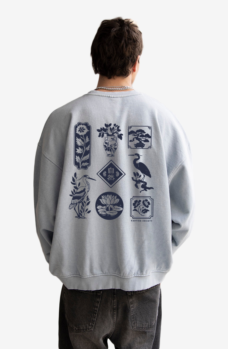 Washed Lotus Steel Sweatshirt