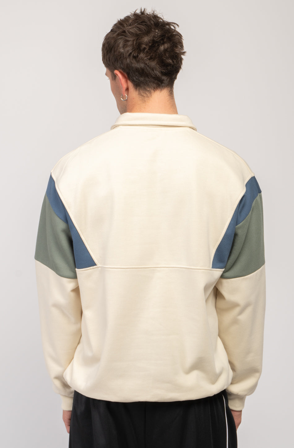 Sudadera Polo Harry Bone/Prusia/Old Green