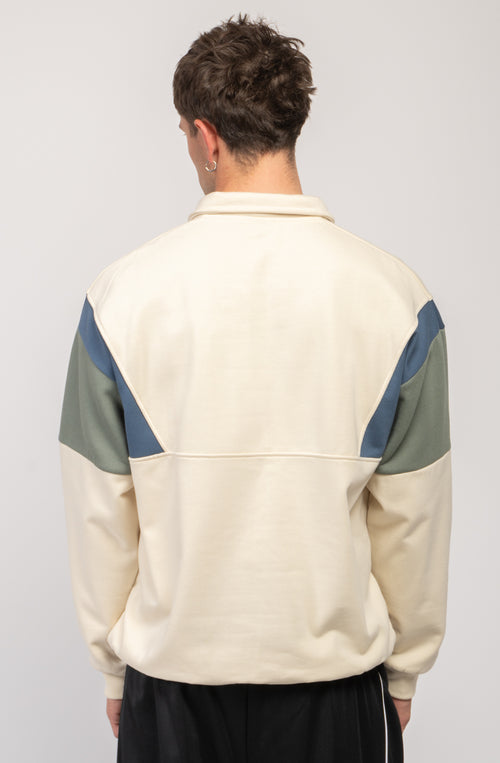 Sudadera Polo Harry Bone/Prusia/Old Green