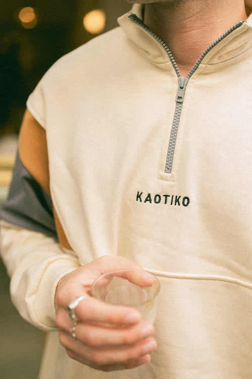 Sudadera Arthur Bone/ Hazelnut