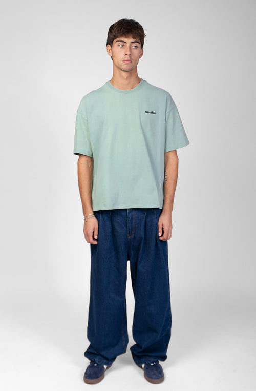 Camiseta Cropped Iconic Fresh Green