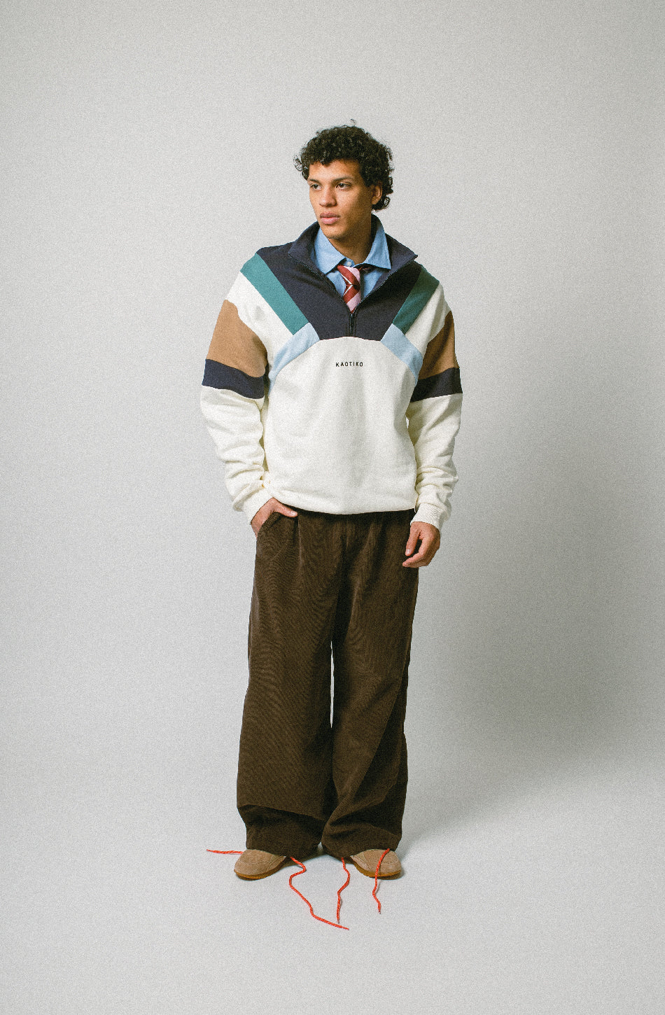 Sudadera Aleck Ivory/Navy