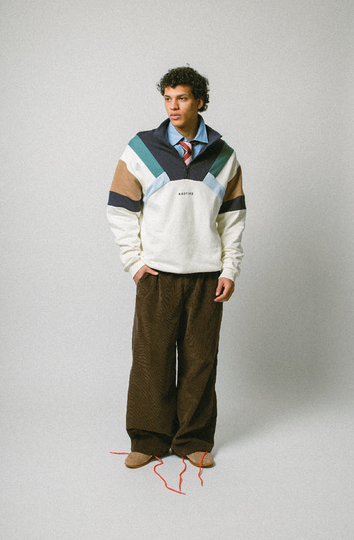 Sudadera Aleck Ivory/Navy