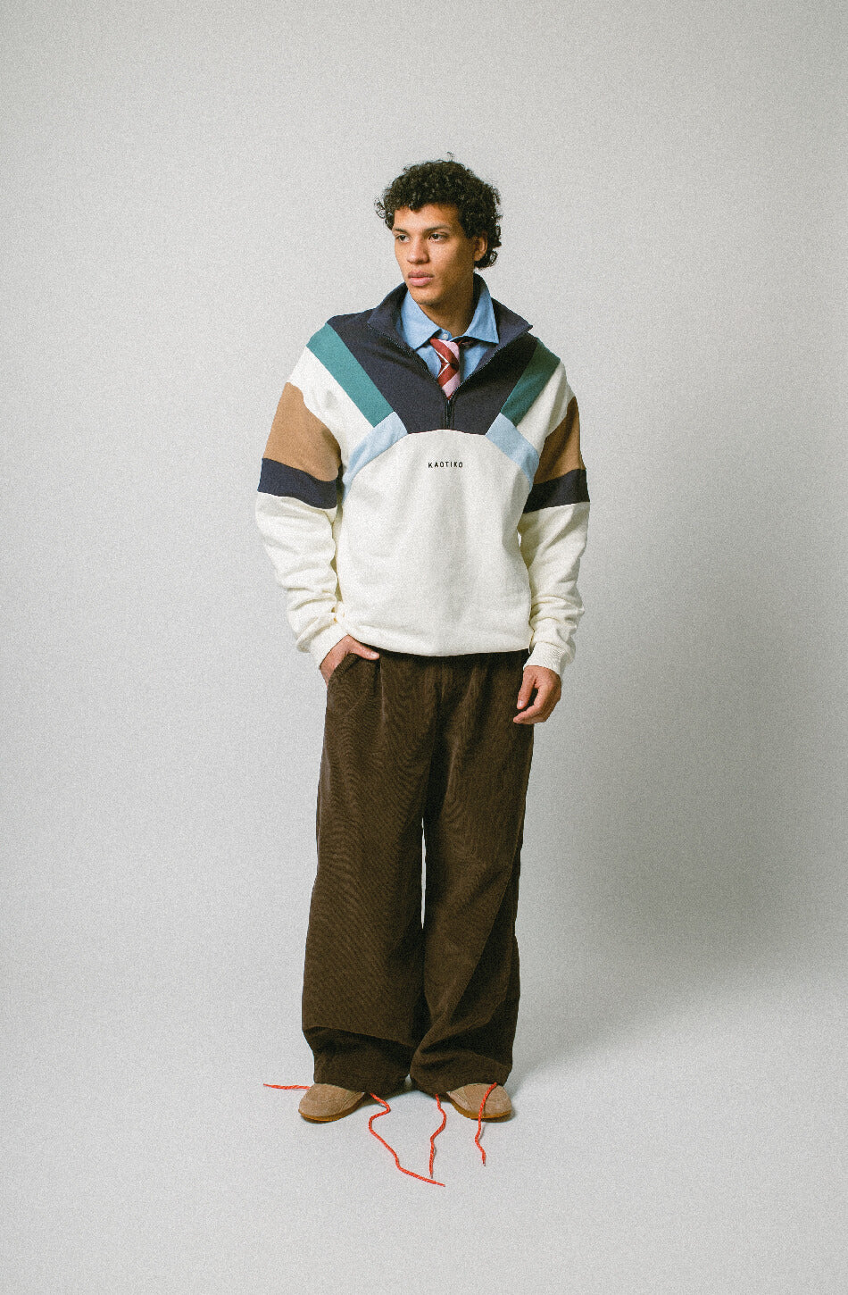 Sudadera Aleck Ivory/Navy