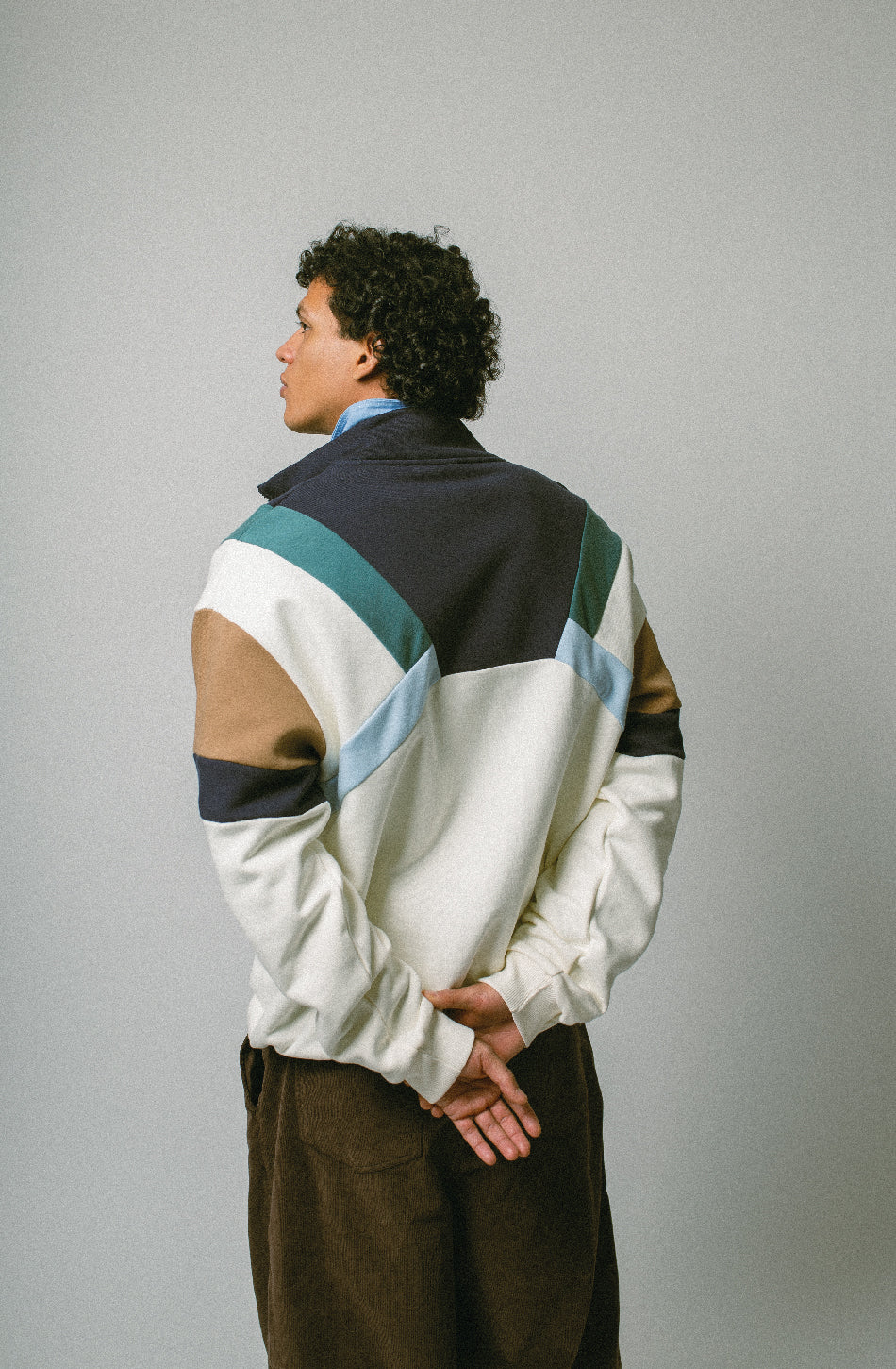 Sudadera Aleck Ivory/Navy