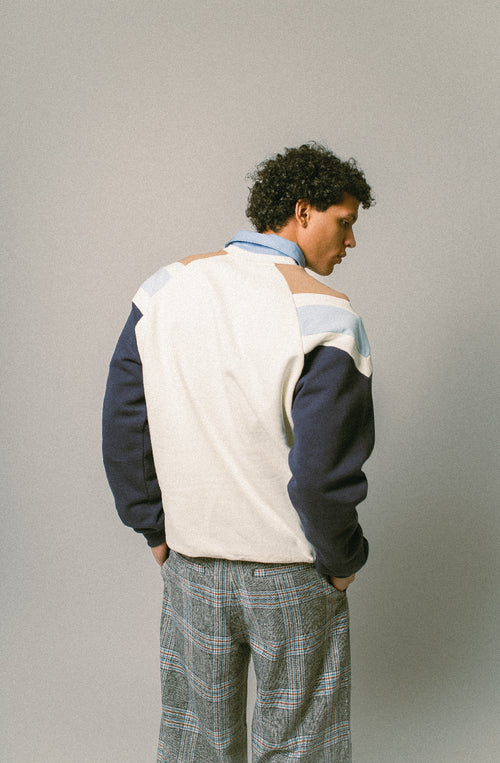 Sudadera Rocco Ivory/Navy