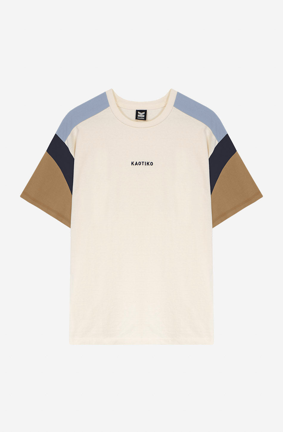 T-shirt Ottawa Ivory/Camel/Sky/Navy 